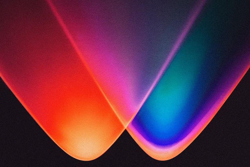 Colorful gradient background neon led. poster — abstract art