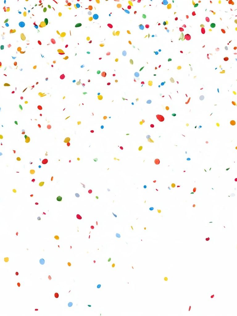 Colorful Confetti Abstract Poster. poster — abstract art