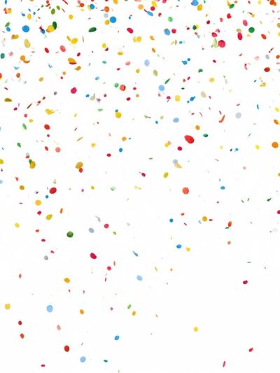 Colorful Confetti Abstract Poster. poster