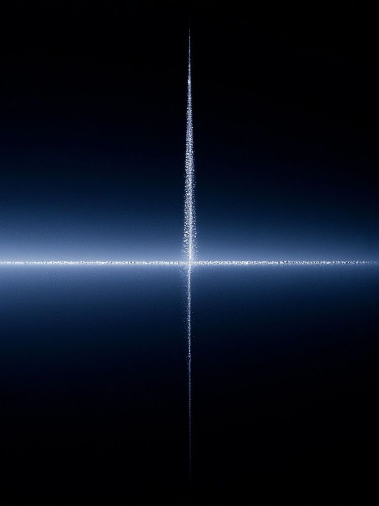 Celestial Cross Abstract Poster. poster detail