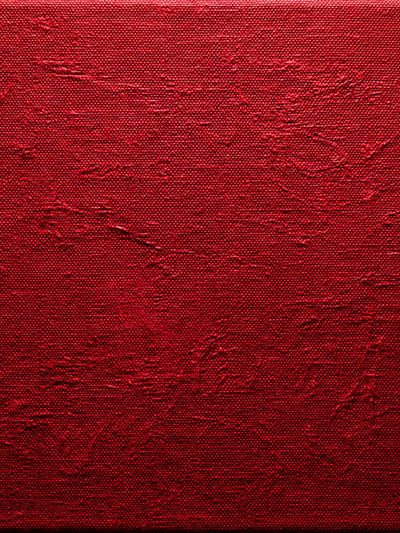 Crimson Textured Abstract Poster. poster