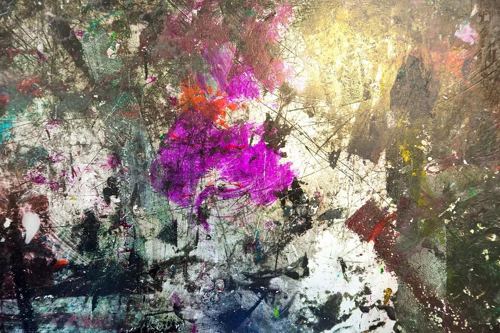 Vibrant Abstract Texture Poster. poster detail
