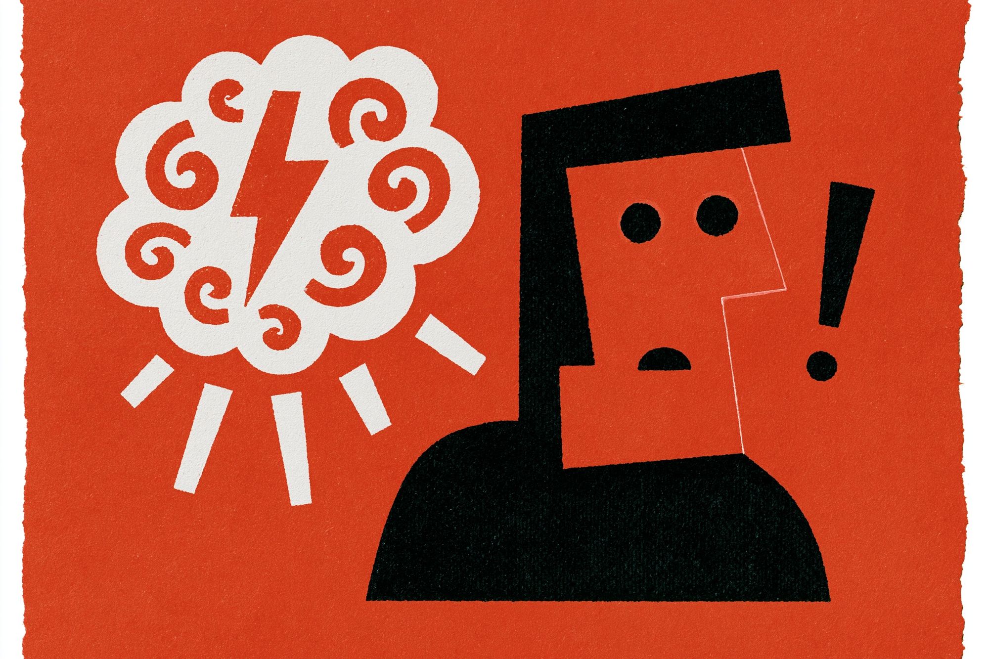 Abstract Face and Sun Poster. poster detail