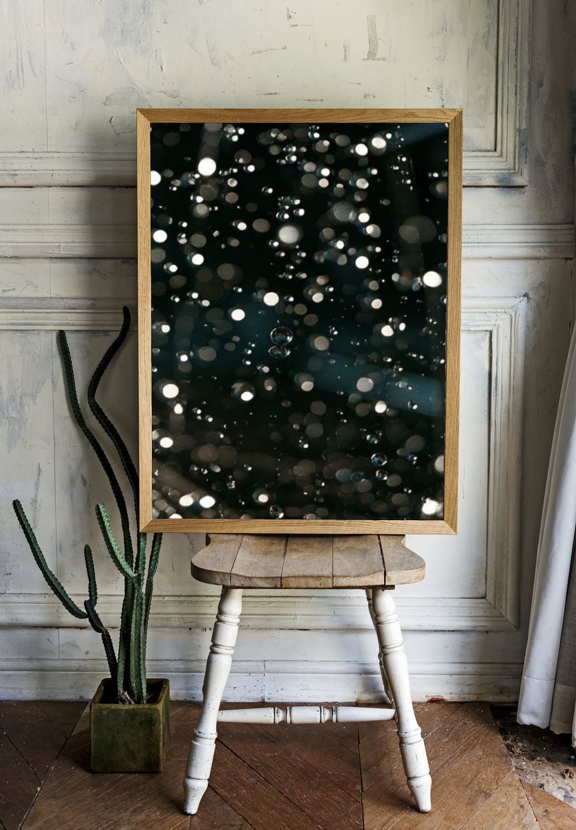 Sparkling Bokeh Abstract Poster. — room view 1