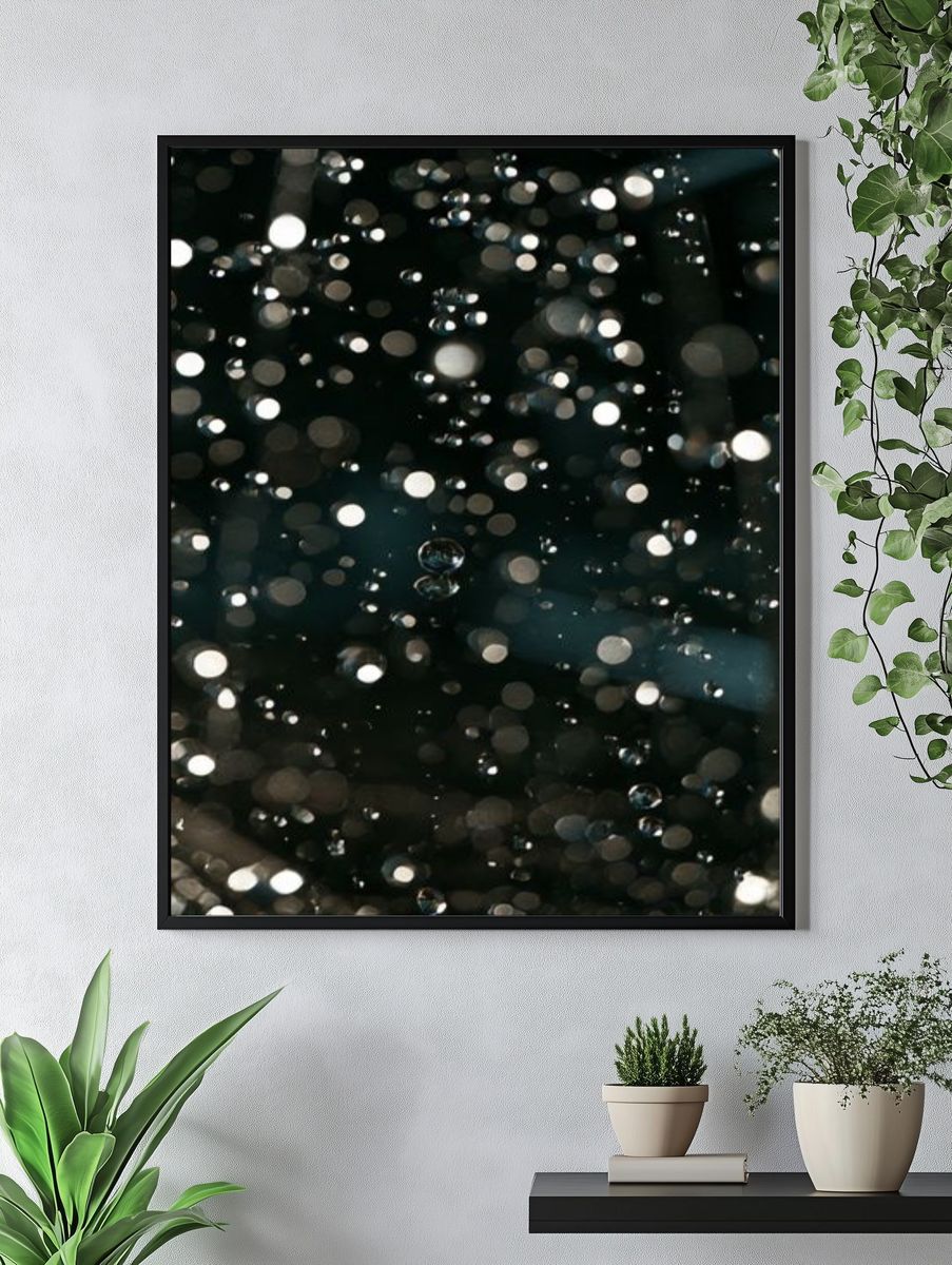 Sparkling Bokeh Abstract Poster. — room view 4