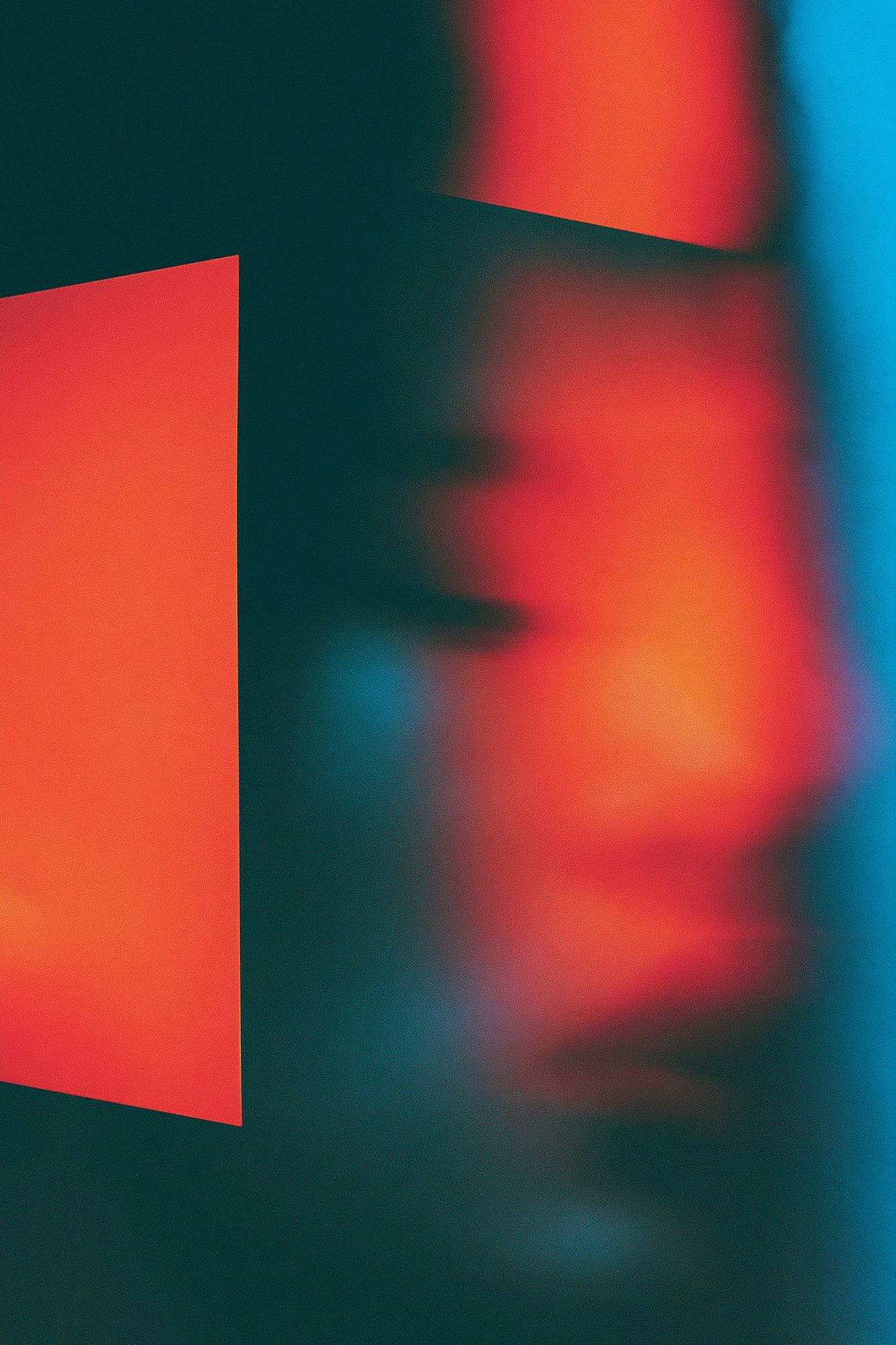 Neon Blur Abstract Poster. poster detail