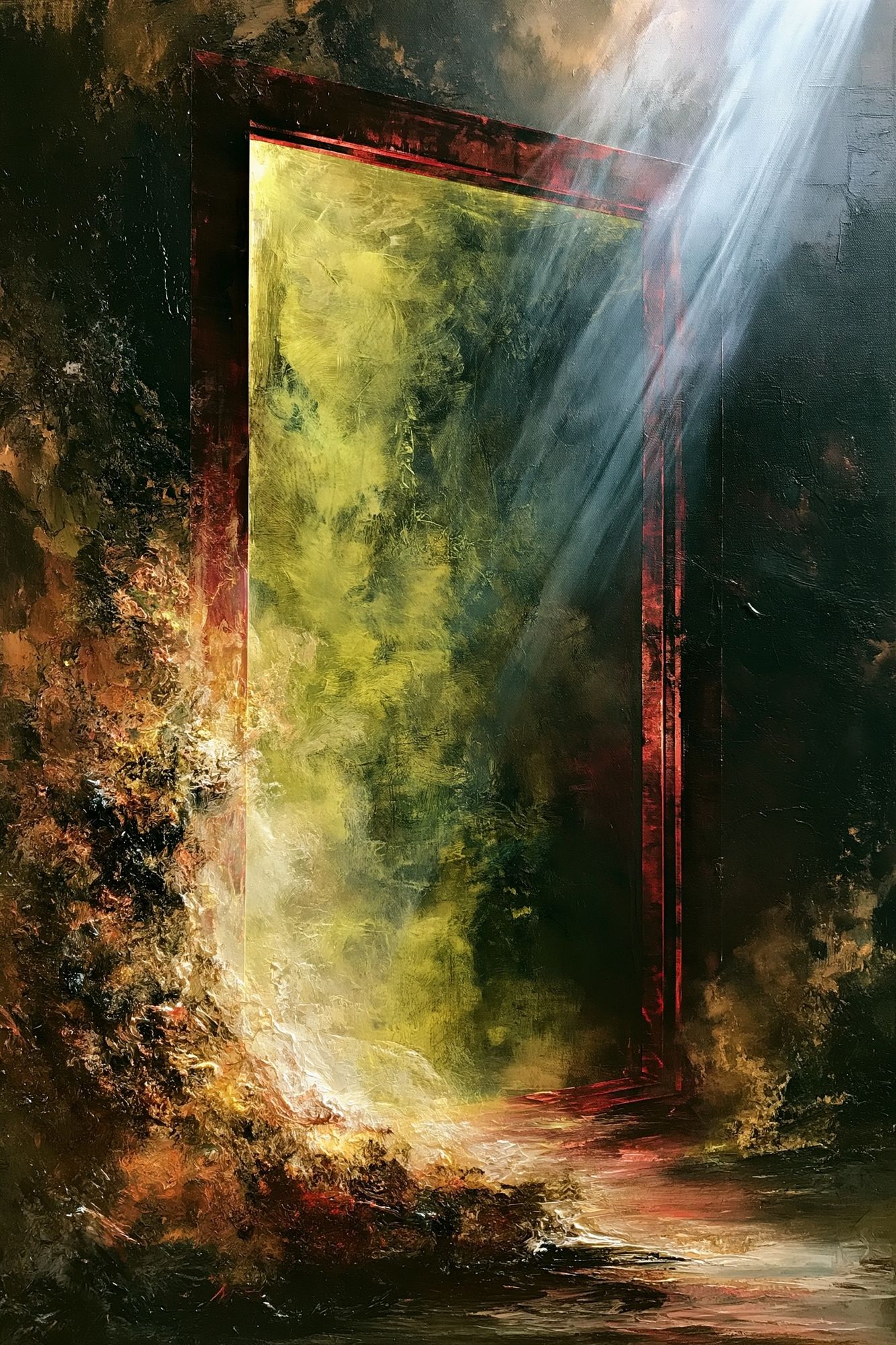 Radiant Portal Abstract Print. poster detail