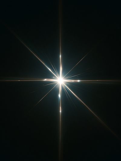 Radiant Starburst Abstract Print. poster