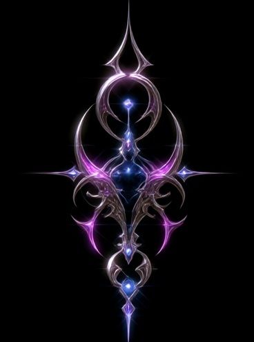 Celestial Sigil Abstract Poster. poster detail
