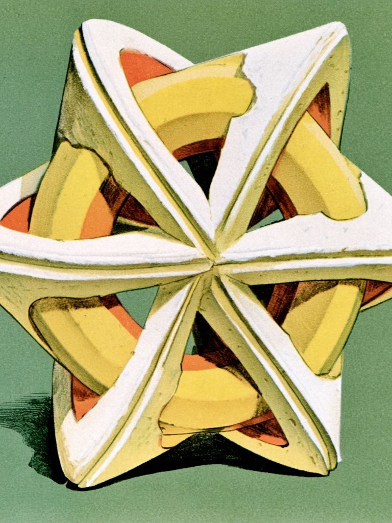 Geometric Star Abstract Poster. poster detail