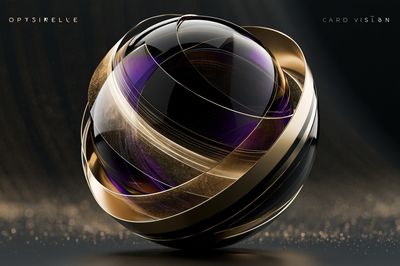 Abstract Orb Luxury Poster.