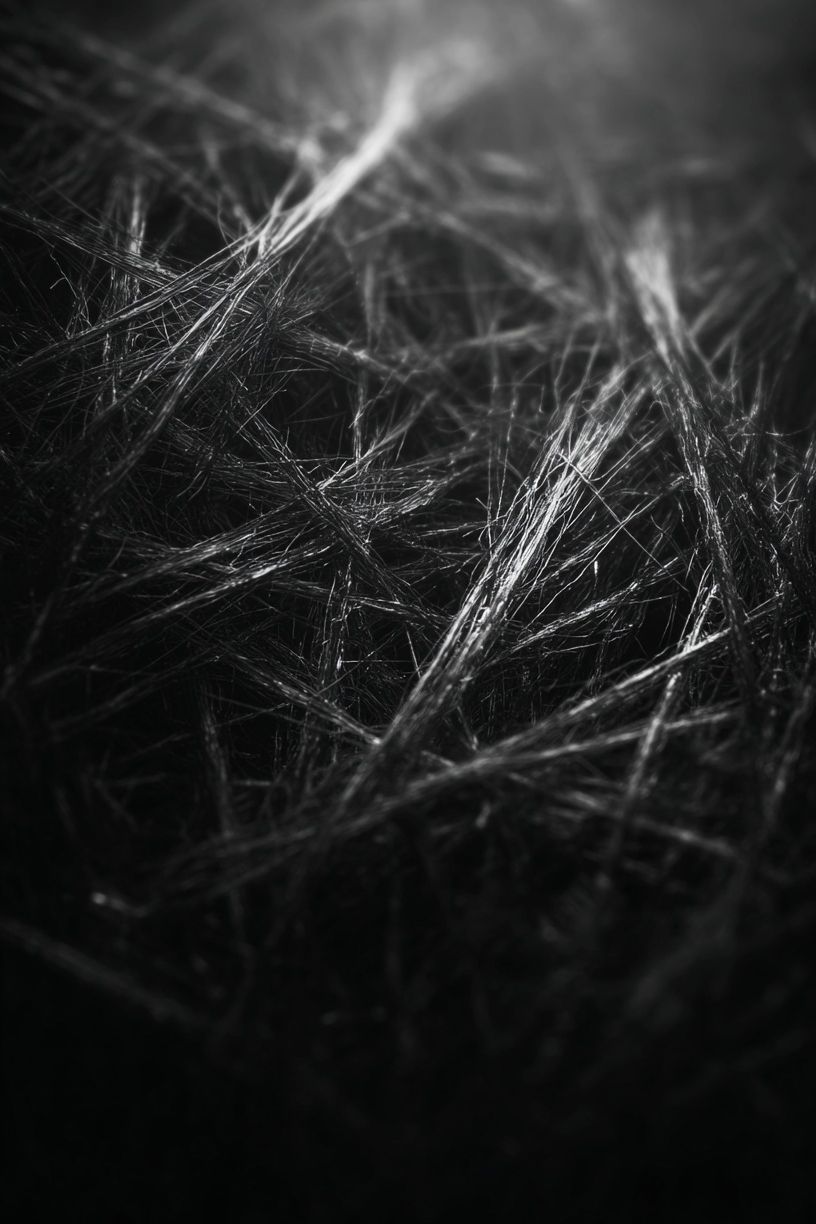 Abstract Scribbles — Black-White Print. poster — abstract art