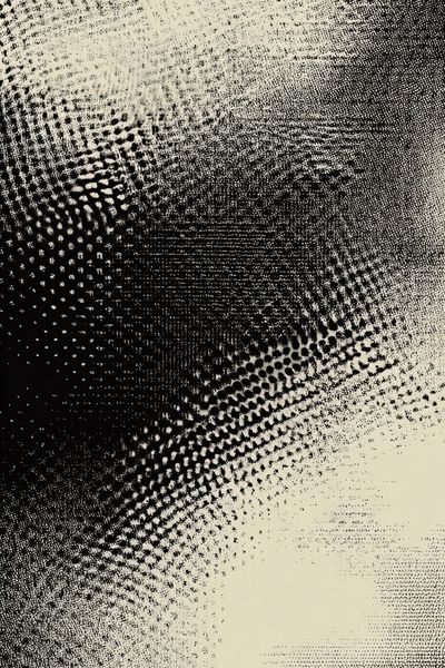 Halftone Monochrome Abstract Poster. poster print