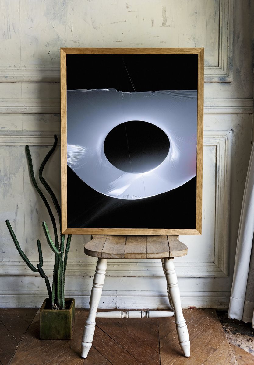 Ethereal Orbital Abstract Poster. — room view 1
