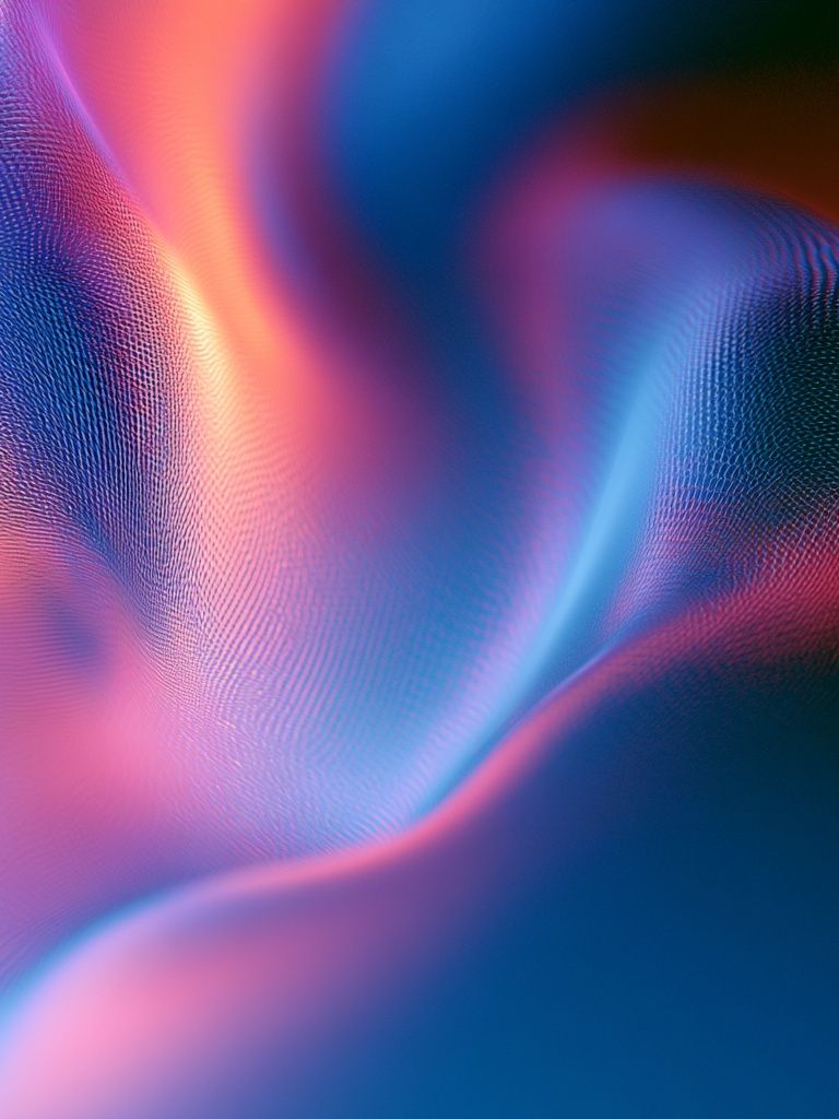 Neon Silk Abstract Poster. poster detail