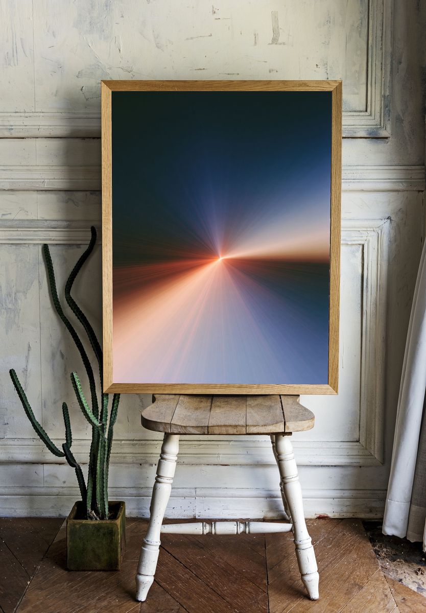 Radiant Horizon Abstract Poster. — room view 1
