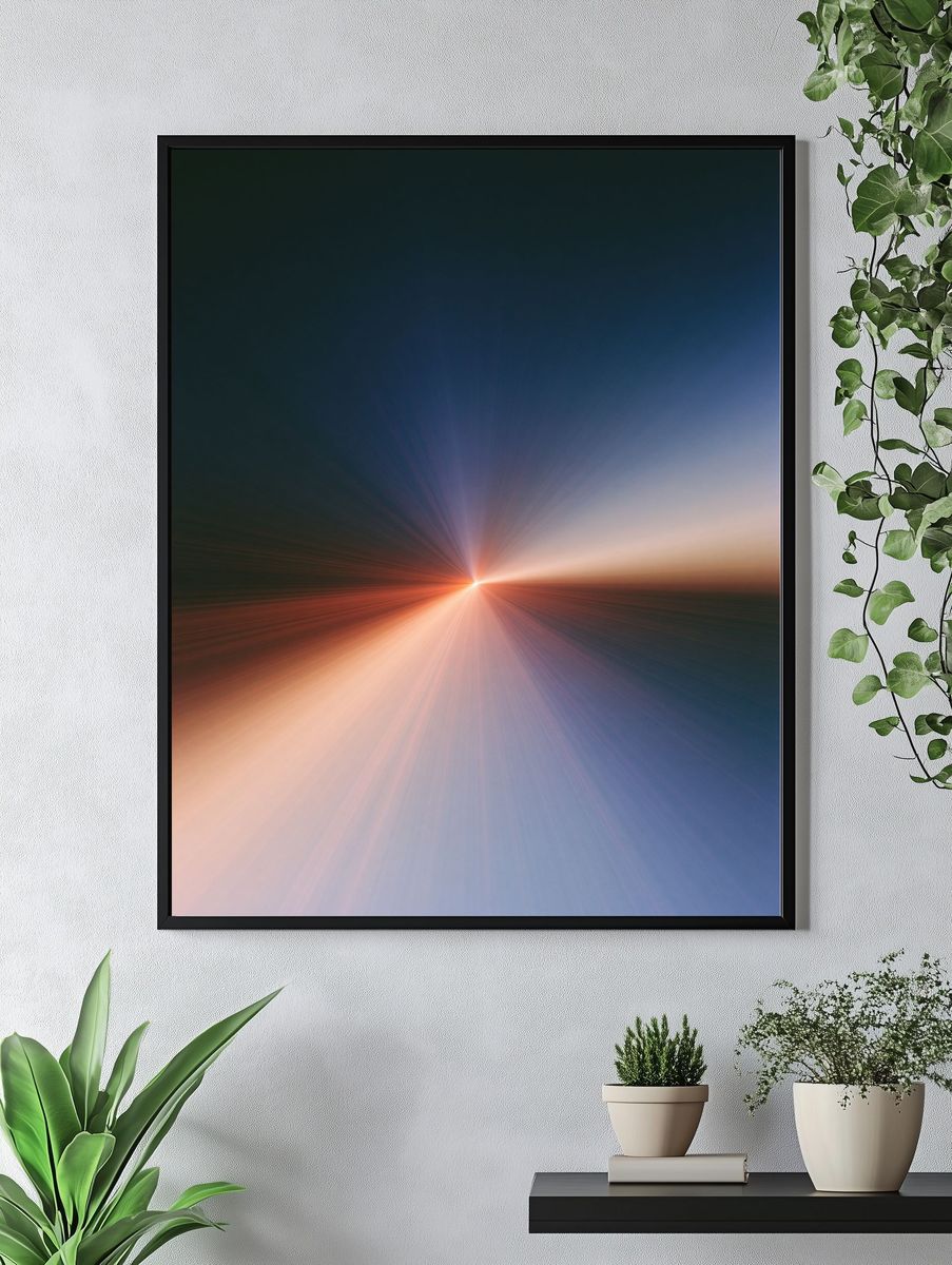 Radiant Horizon Abstract Poster. — room view 4