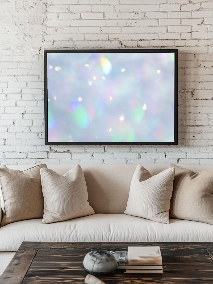 Abstract bokeh blurred lights background. — room view 1