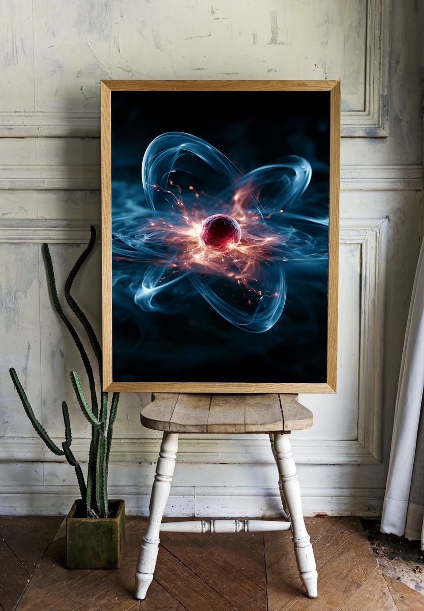 Atomic Energy Abstract Poster. room preview