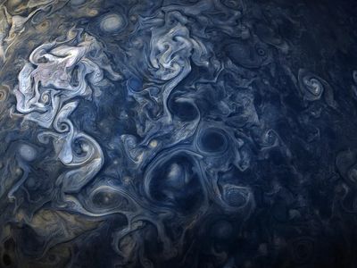 Jupiter Blues. Original NASA. Digitally.