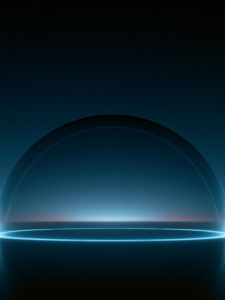 Neon Horizon Abstract Poster. poster detail