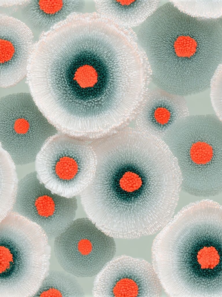 Abstract Floral Burst Print. poster detail