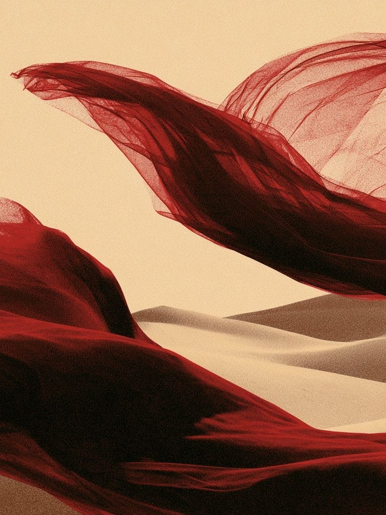 Desert Veil Abstract Print. poster — abstract art