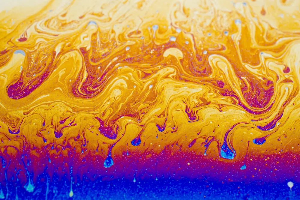 Vibrant Abstract Swirl Poster. poster detail