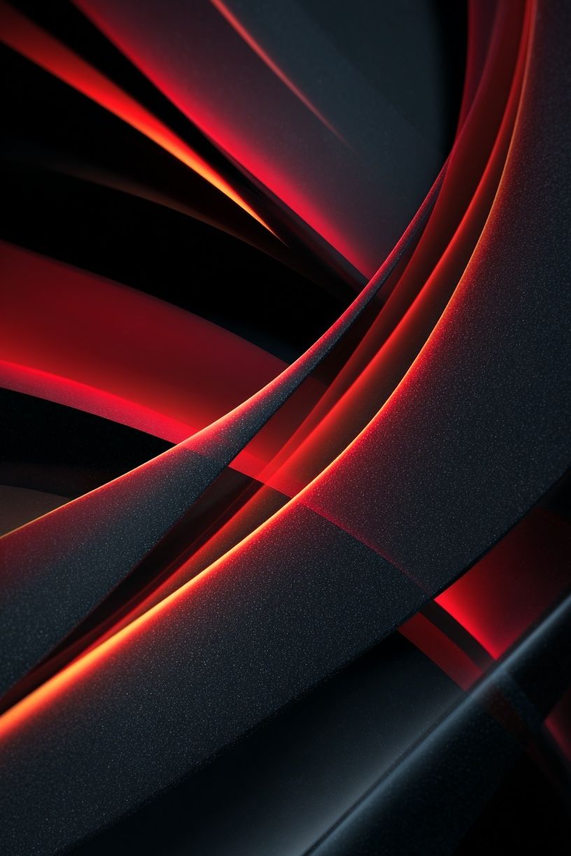Crimson Light Abstract Poster. poster detail