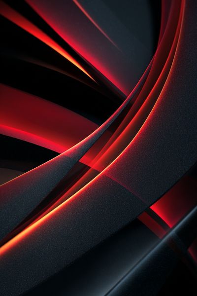 Crimson Light Abstract Poster. poster