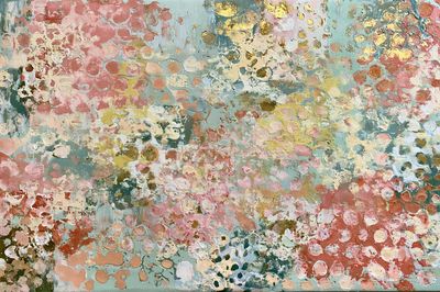 Pastel Bloom Abstract Poster. poster