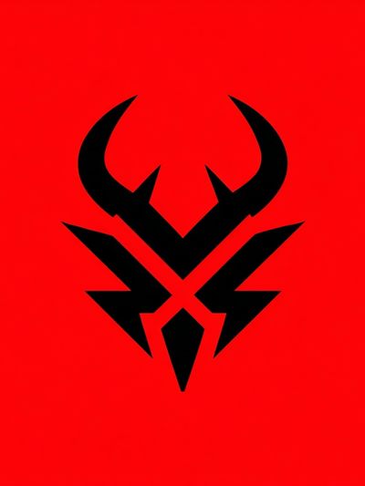 Bold Abstract Symbol Poster. poster