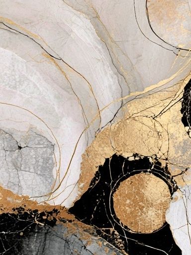 Marble Veins Abstract Poster. poster — abstract art