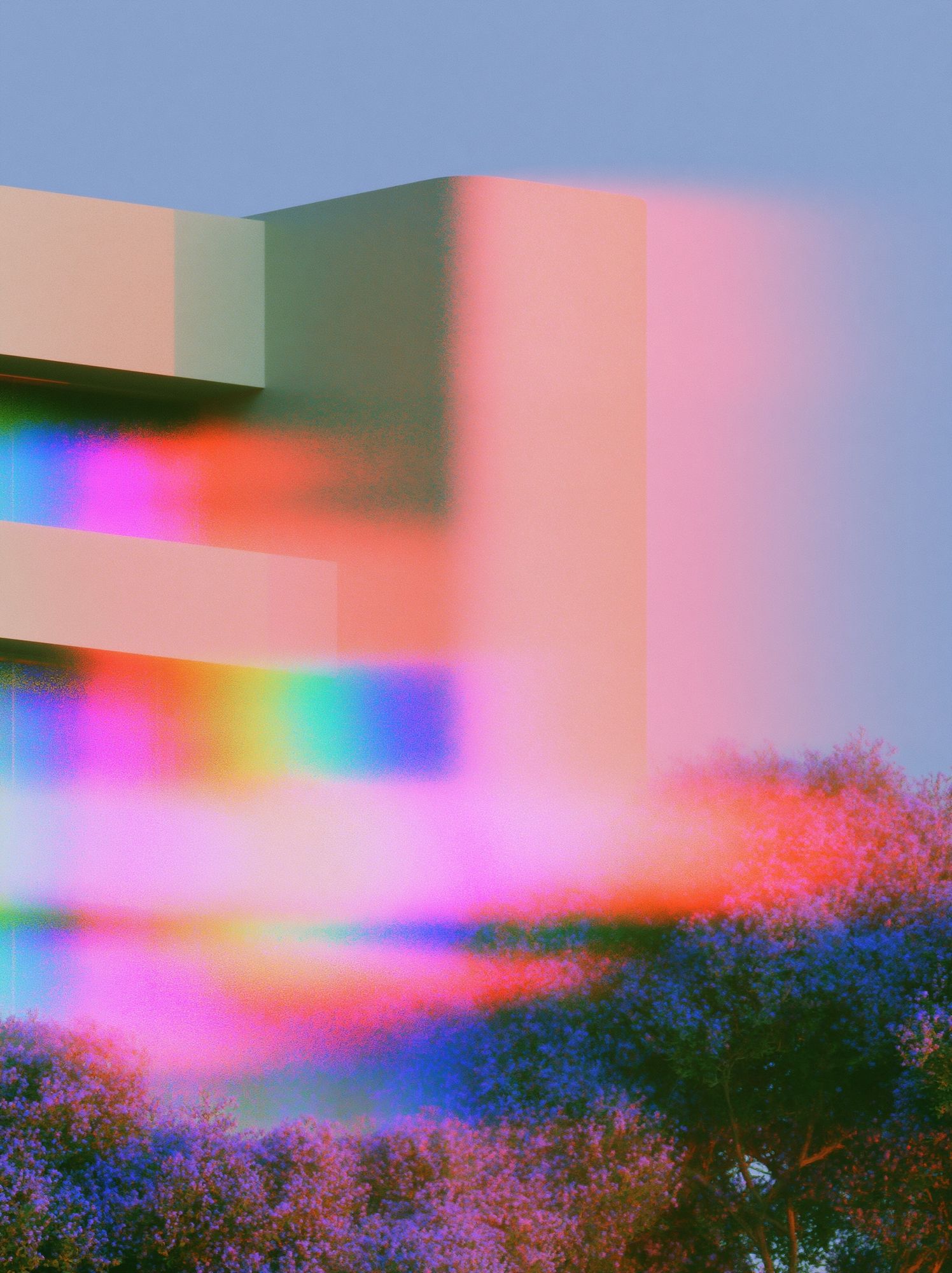 Neon Dreamscape Abstract Poster. poster — abstract art