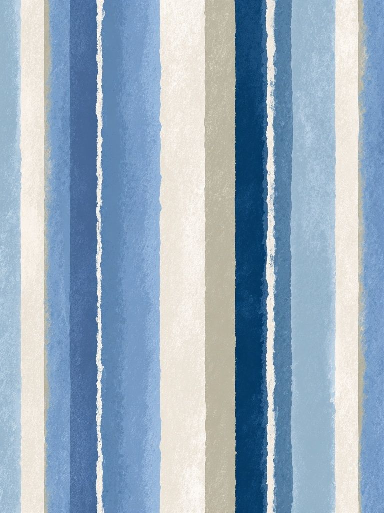 Blue Striped Abstract Poster. poster detail
