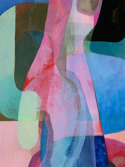 Color Flow Abstract Poster. poster
