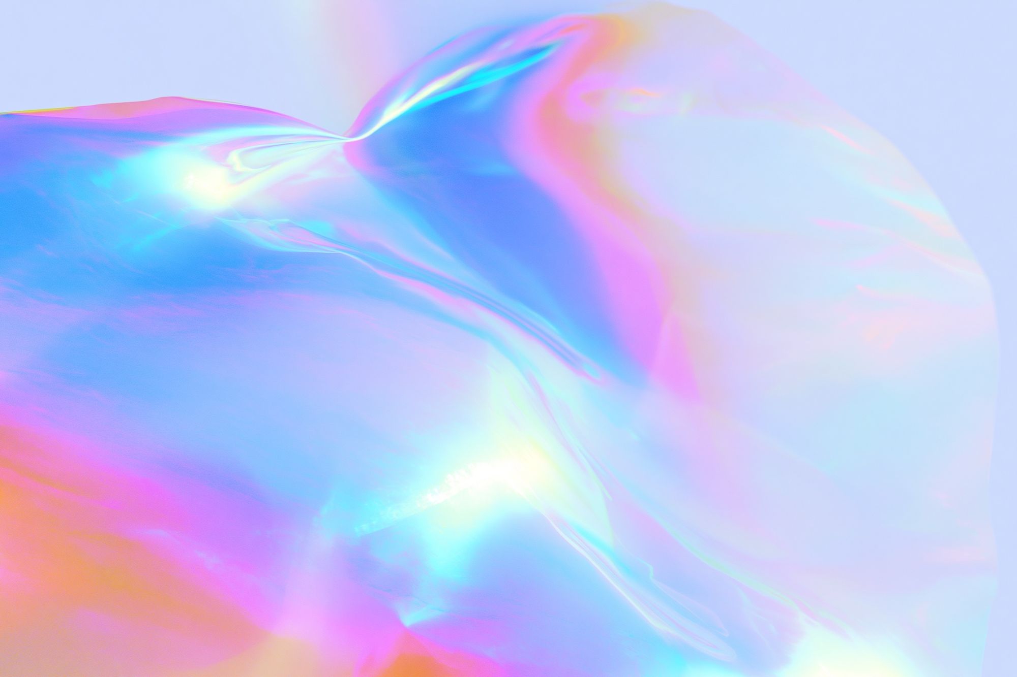 Iridescent Dreamscape Abstract Poster. poster detail