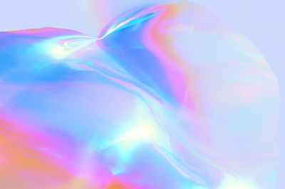 Iridescent Dreamscape Abstract Poster. poster