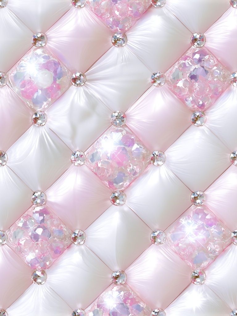 Pink Crystal Tufted Abstract Poster. poster — abstract art