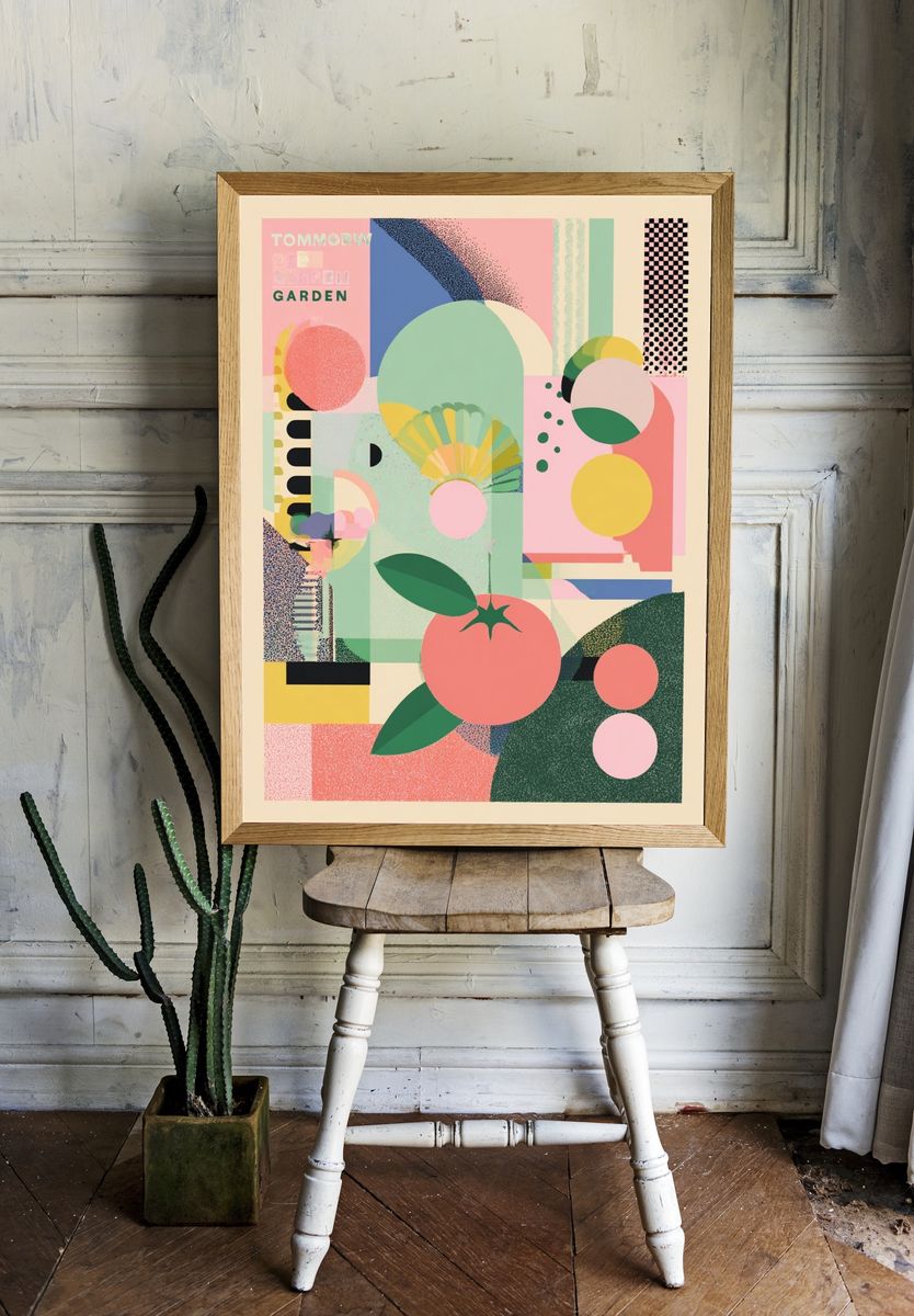 Tommorrow Garden Abstract Poster. — room view 1