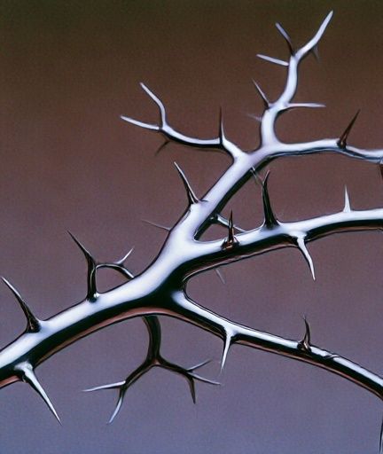 Thorn Branch Abstract Poster. poster detail
