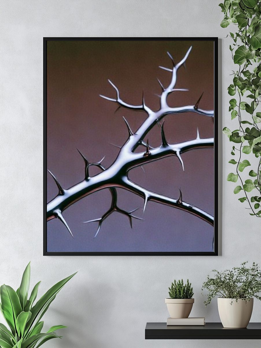 Thorn Branch Abstract Poster. — room view 4
