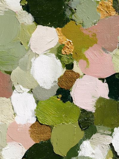 Pastel Green Abstract Texture Poster. poster