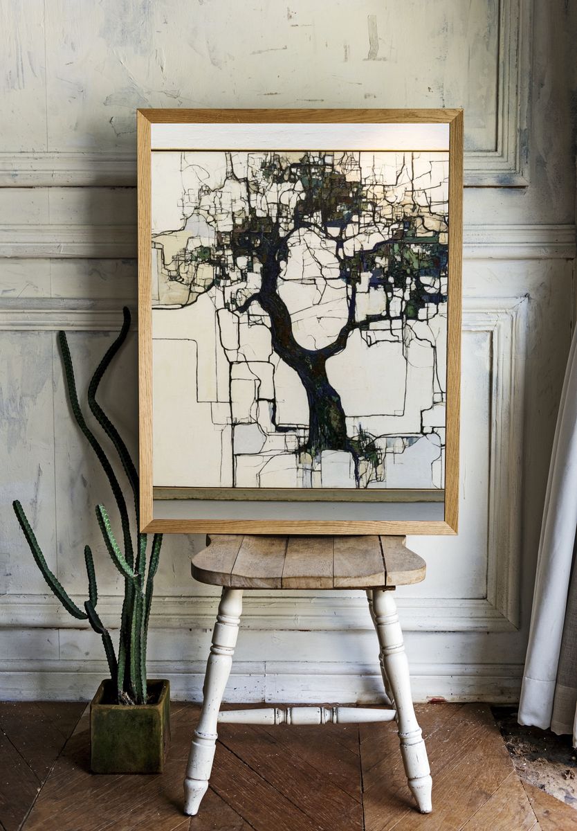 Abstract Tree Network Poster. room preview