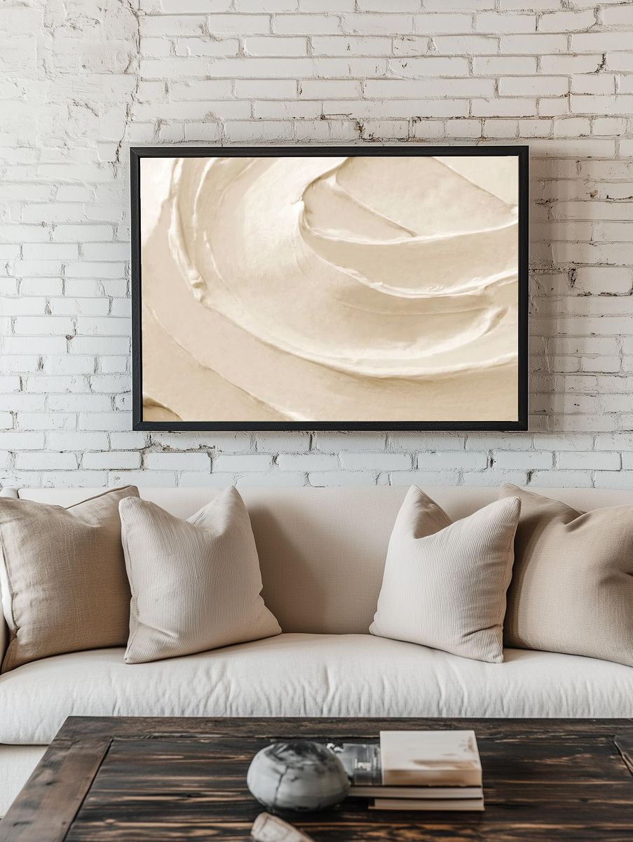 Icing frosting texture background close-up. — room view 1