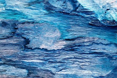 Blue Ocean Texture Abstract Print. poster print