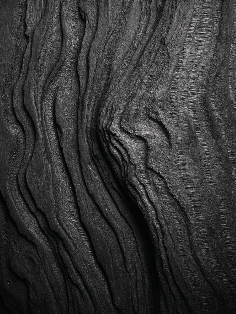 Charcoal Wood Grain Abstract Poster. poster — abstract art