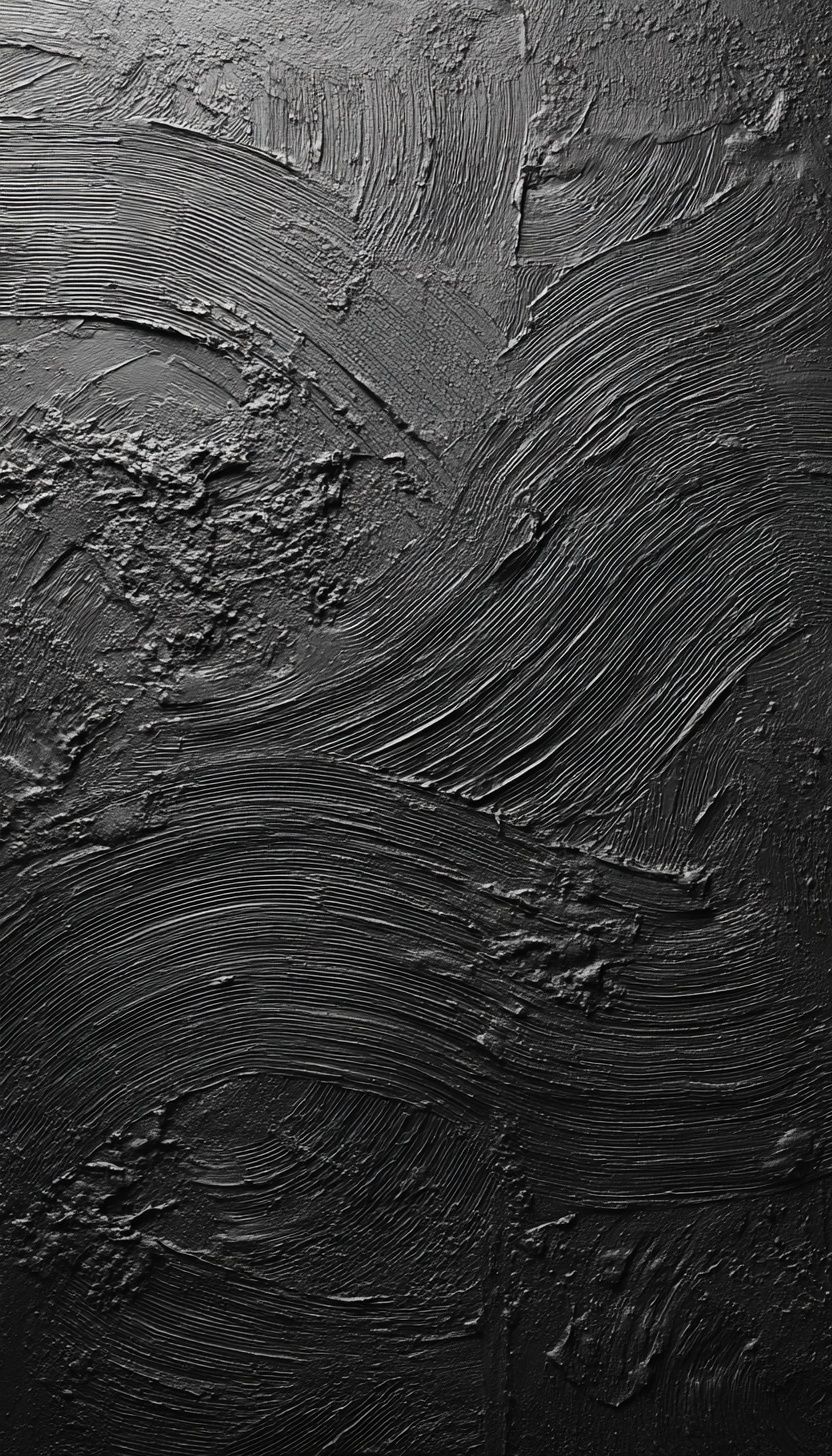 Textured Black Abstract Poster. poster — abstract art