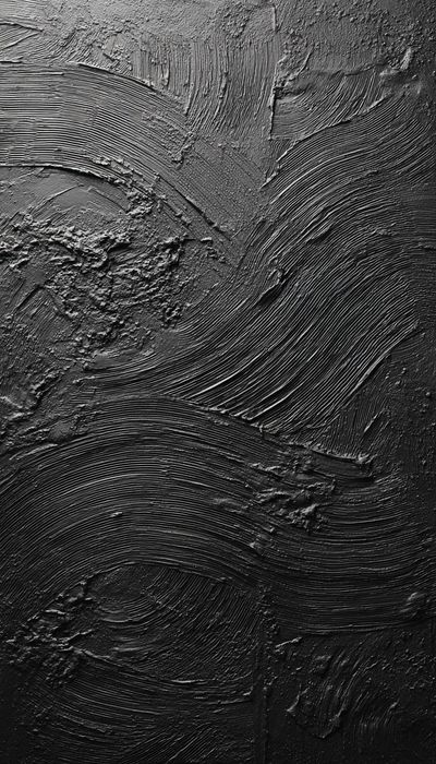 Textured Black Abstract Poster.