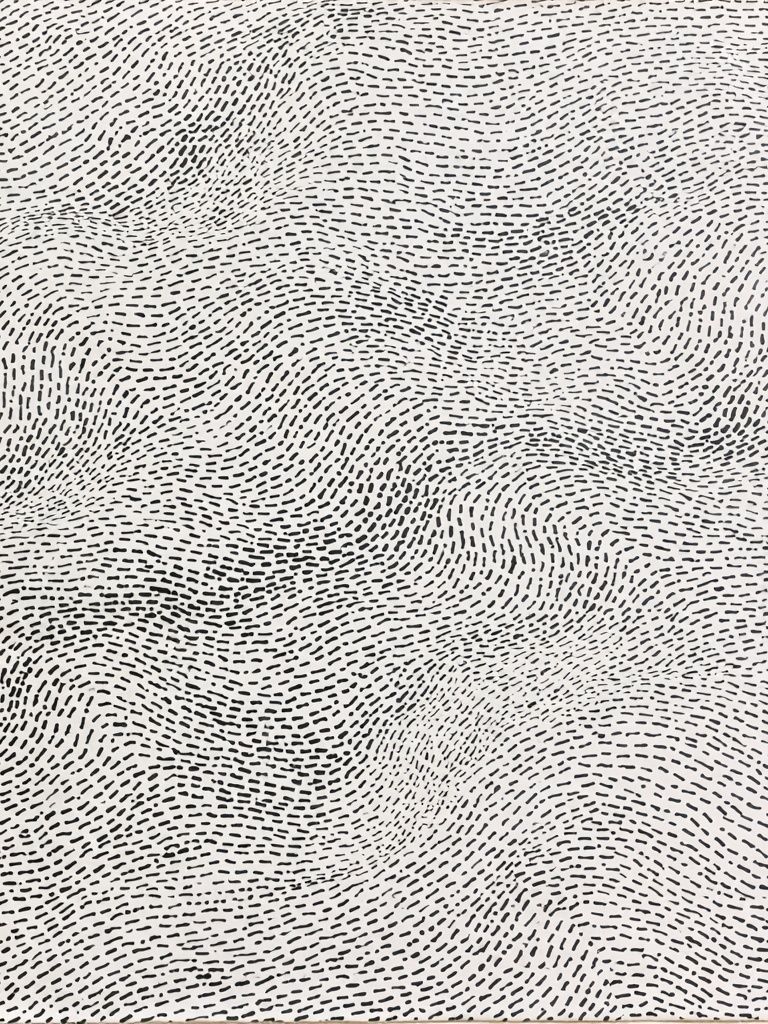 Wavy Ink Texture Abstract Print. poster detail